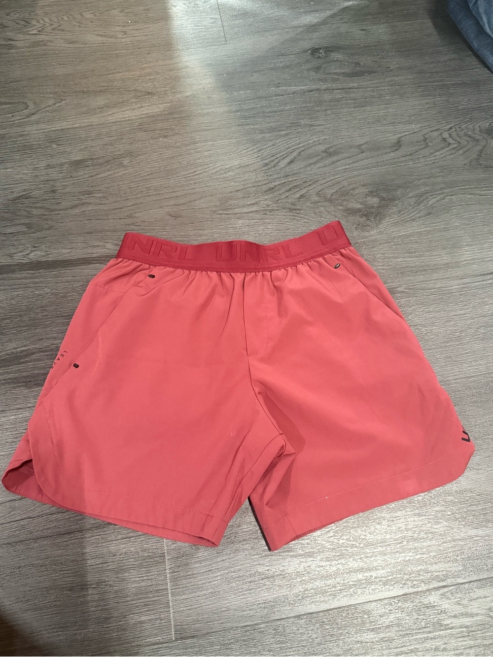 Red Unrl Athletic Shorts